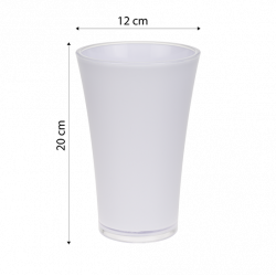 Vase Blanc 12x20 cm