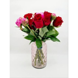 Bouquet Pivoines & Roses -...