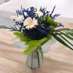 Bouquet bulle Bleu 3 tailles
