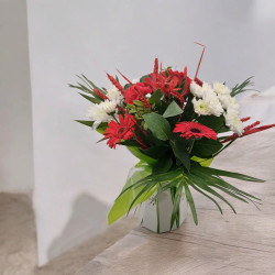 Bouquet bulle Rouge 3 tailles